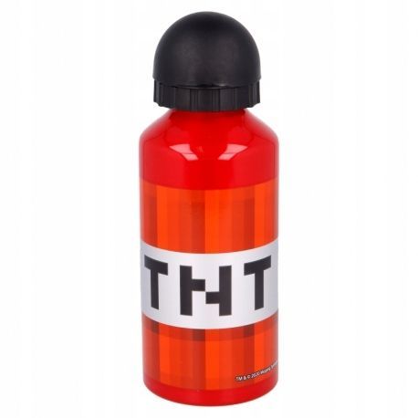 Bidon dla dzieci Butelka na wodę Metalowa Minecraft TNT 400ml