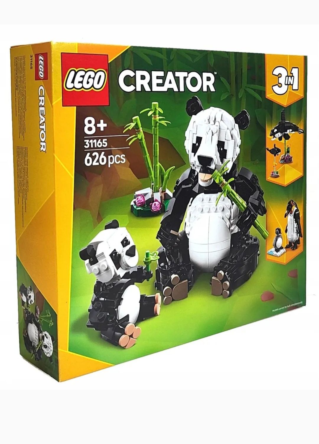 Nowe klocki LEGO Creator 3 w 1 Dzikie zwierzęta: Rodzina pand Orka