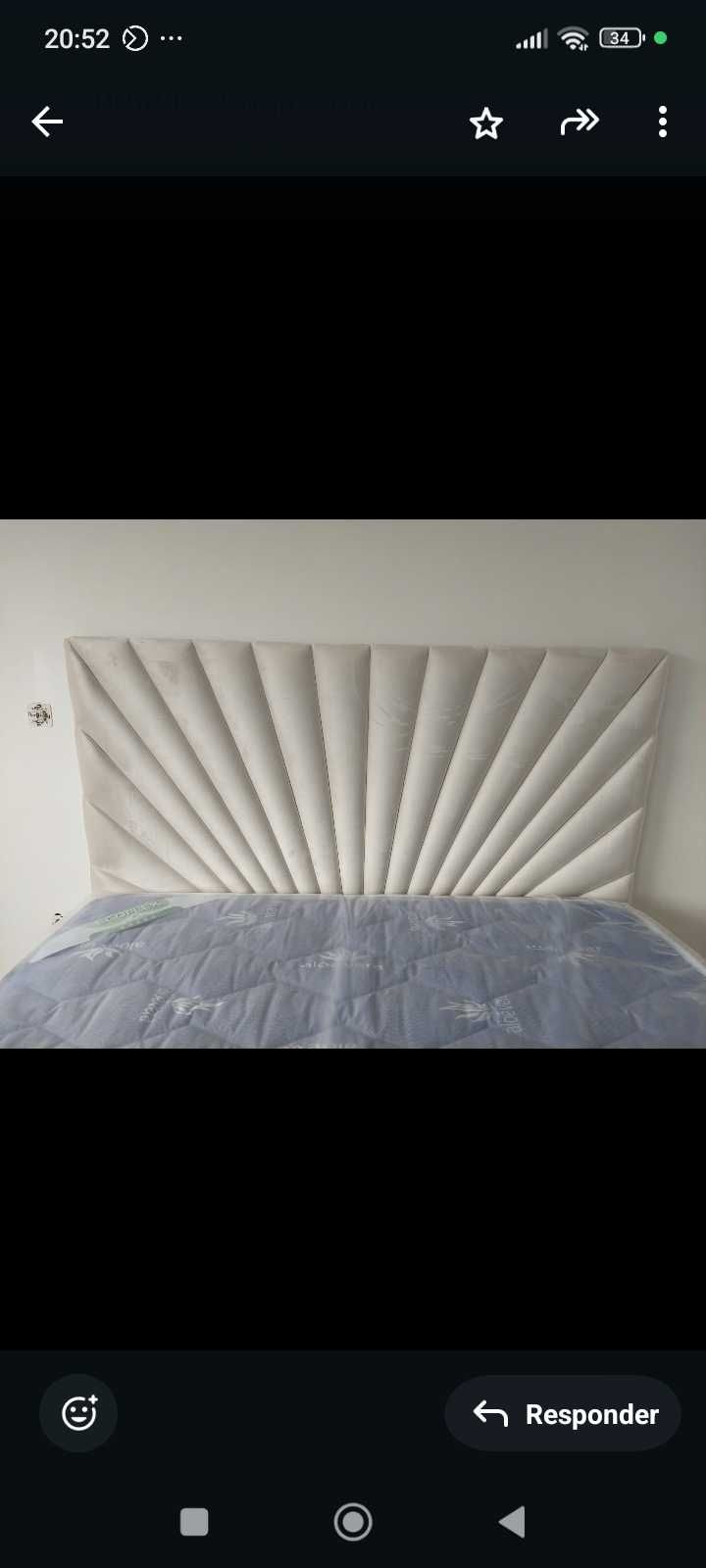 Pack cama , incluso estrado e colchão oferta