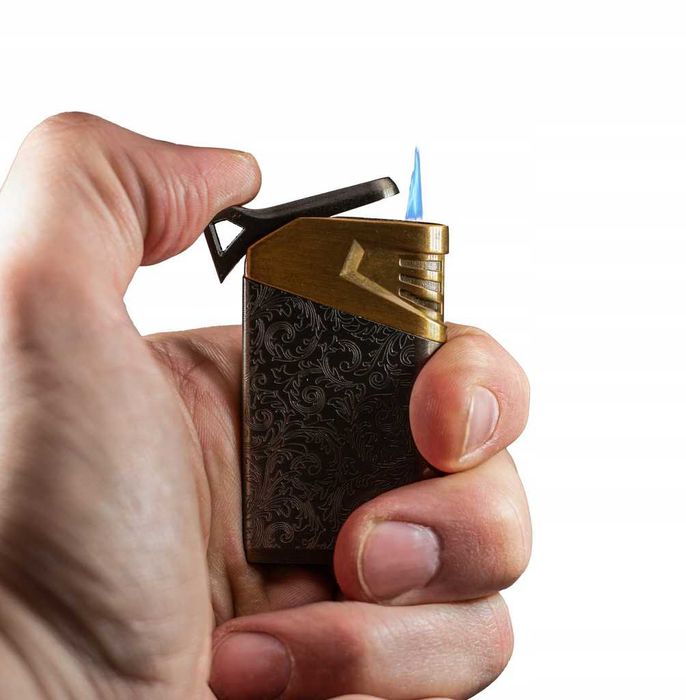 Duża Elegancka Zapalniczka Żarowa Gazowa Na Prezent W Pudełku Prezent