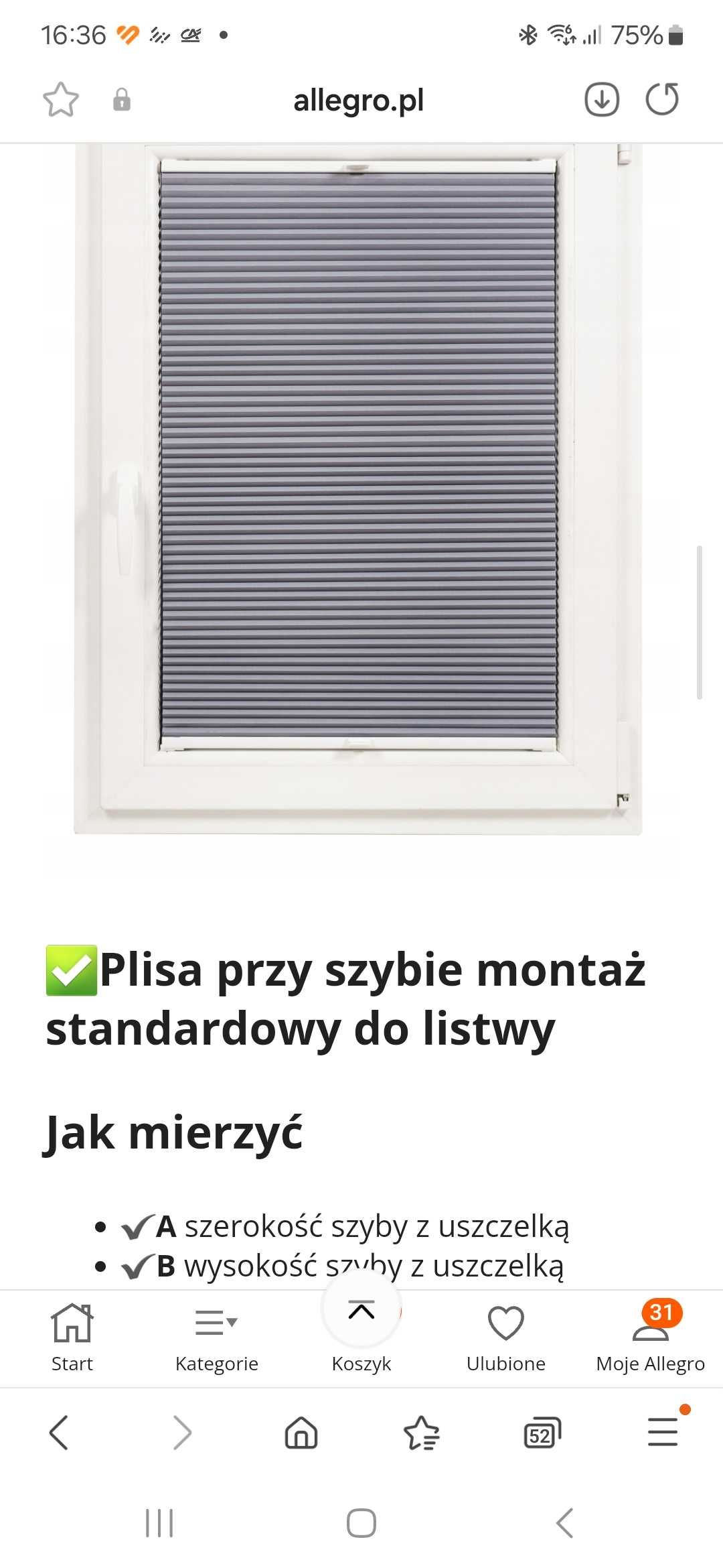 Sprzedam pojedynczo wymiary w opisie Rolety plisy plaster miodu