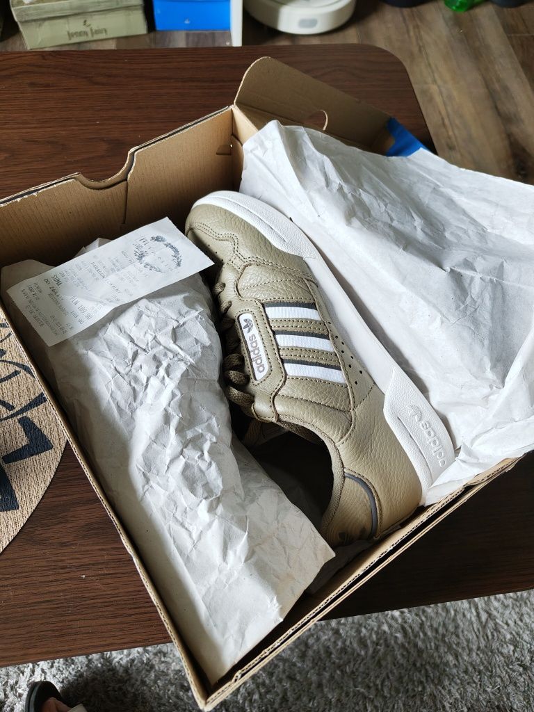 Adidas Continental 80 Stripes – Rozmiar 40 ⅔ – Jak NOWE!
