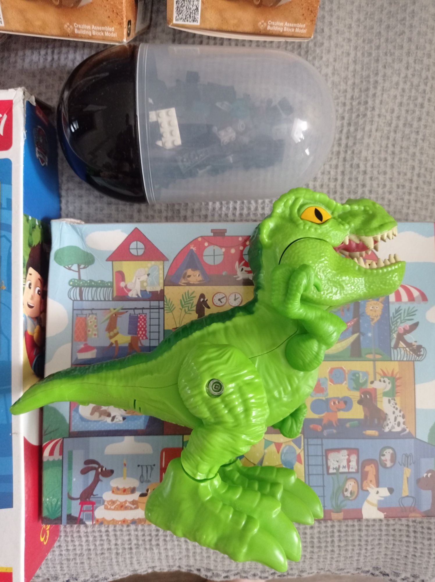Набор игрушек пазлы лего dinosaur