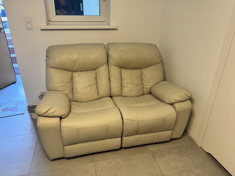 Sofa skórzana rozkladana
