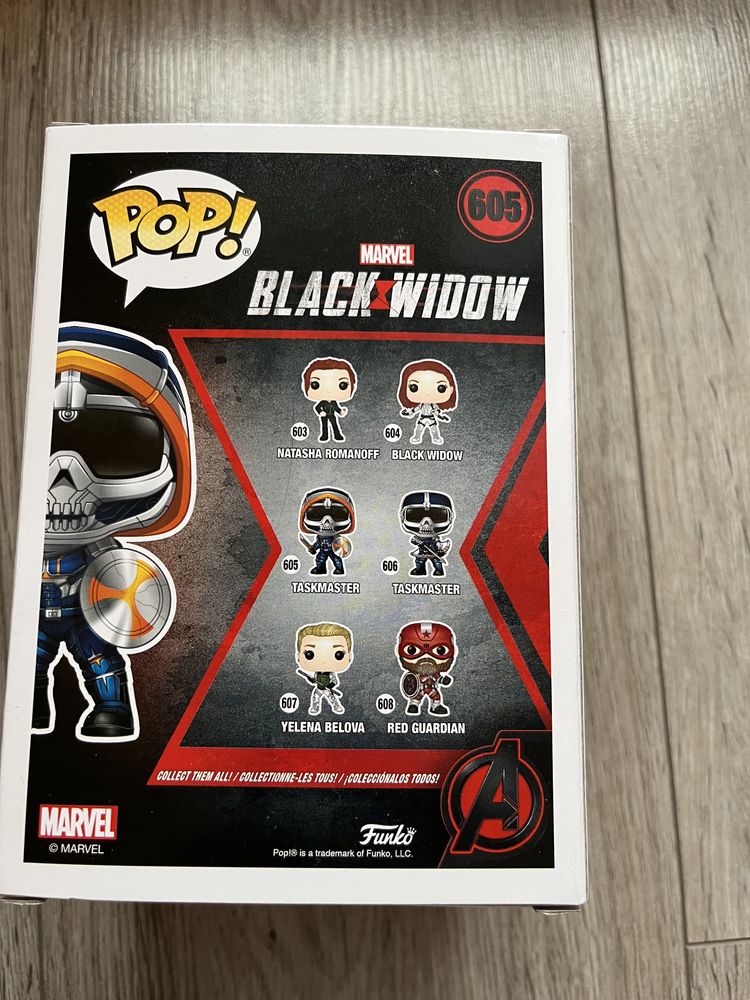 Figurka Funko POP Taskmaster 605 z Black Widow