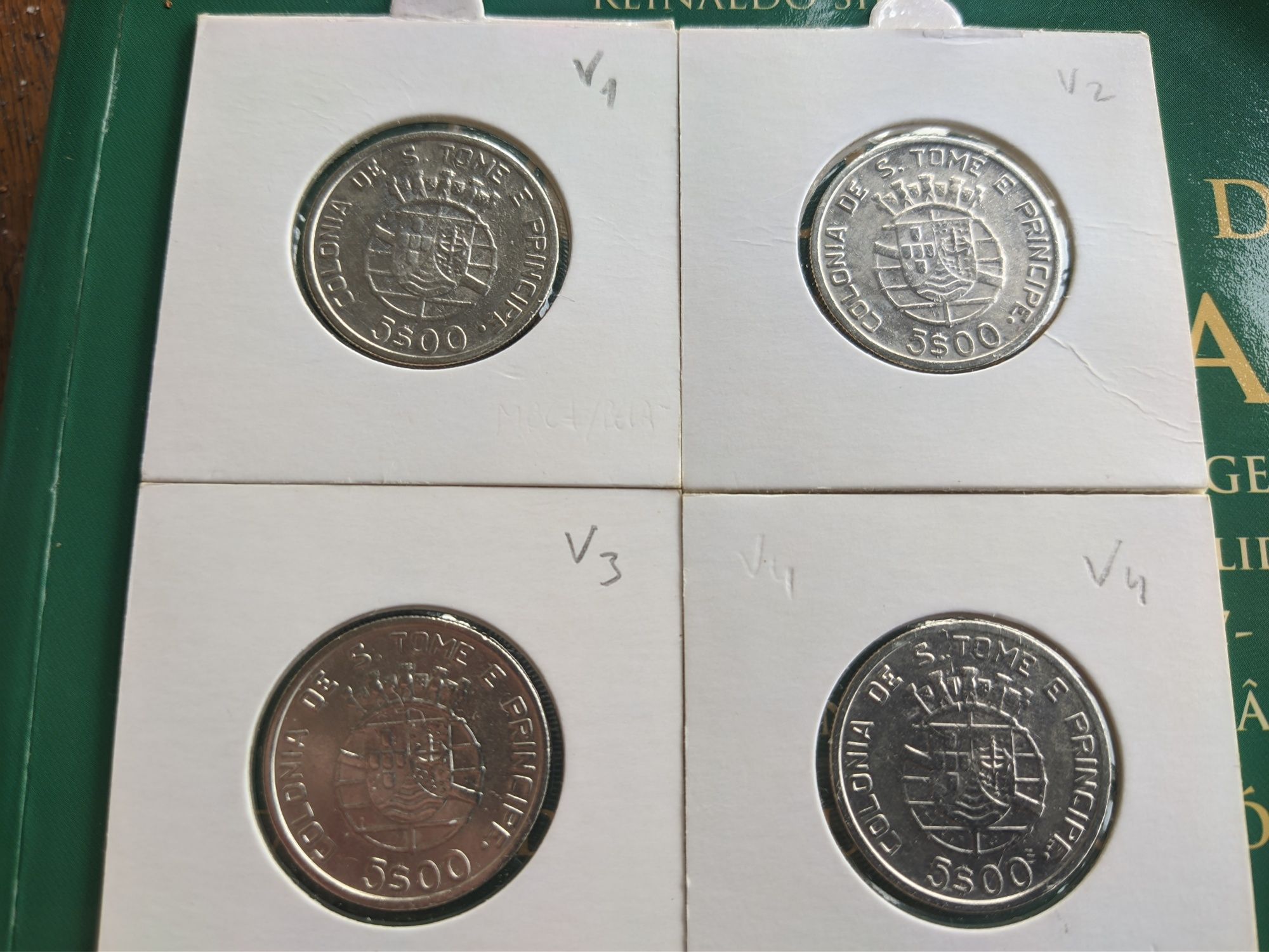 Lote 18 moedas S.Tomé e Príncipe 1939, etc