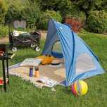 2w1 Mocny Namiot Parawan Plażowy Ogrodowy 220×115×115 + Gratis Leżak