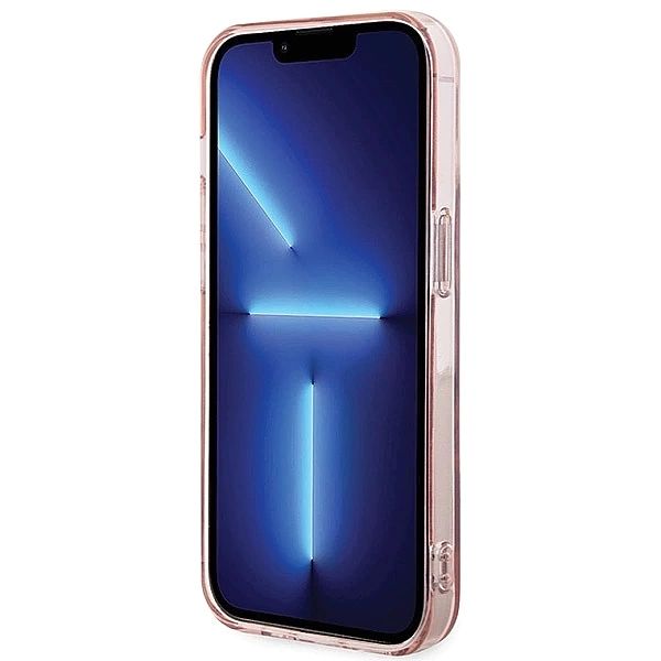 Etui Karl Lagerfeld IML Choupette MagSafe na iPhone 15 Pro - różowe