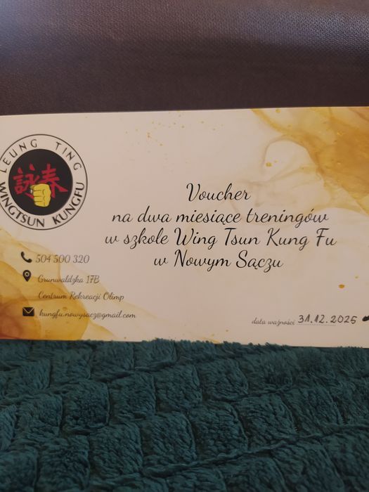 Voucher na dwa miesiące treningów w szkole Wing Tsun Kung Fu w Nowym S