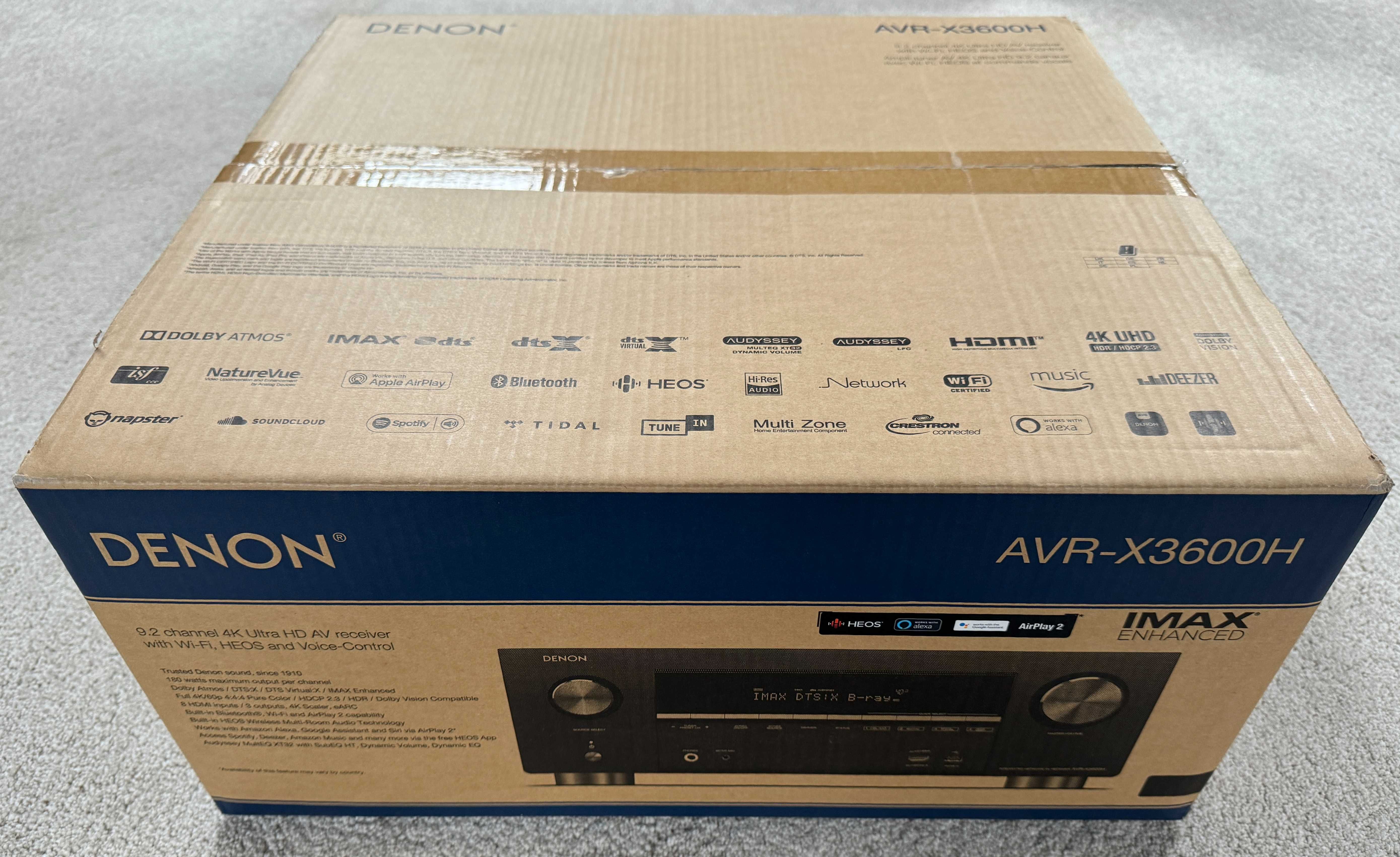 Amplituner Denon AVR-X3600H, jak nowy