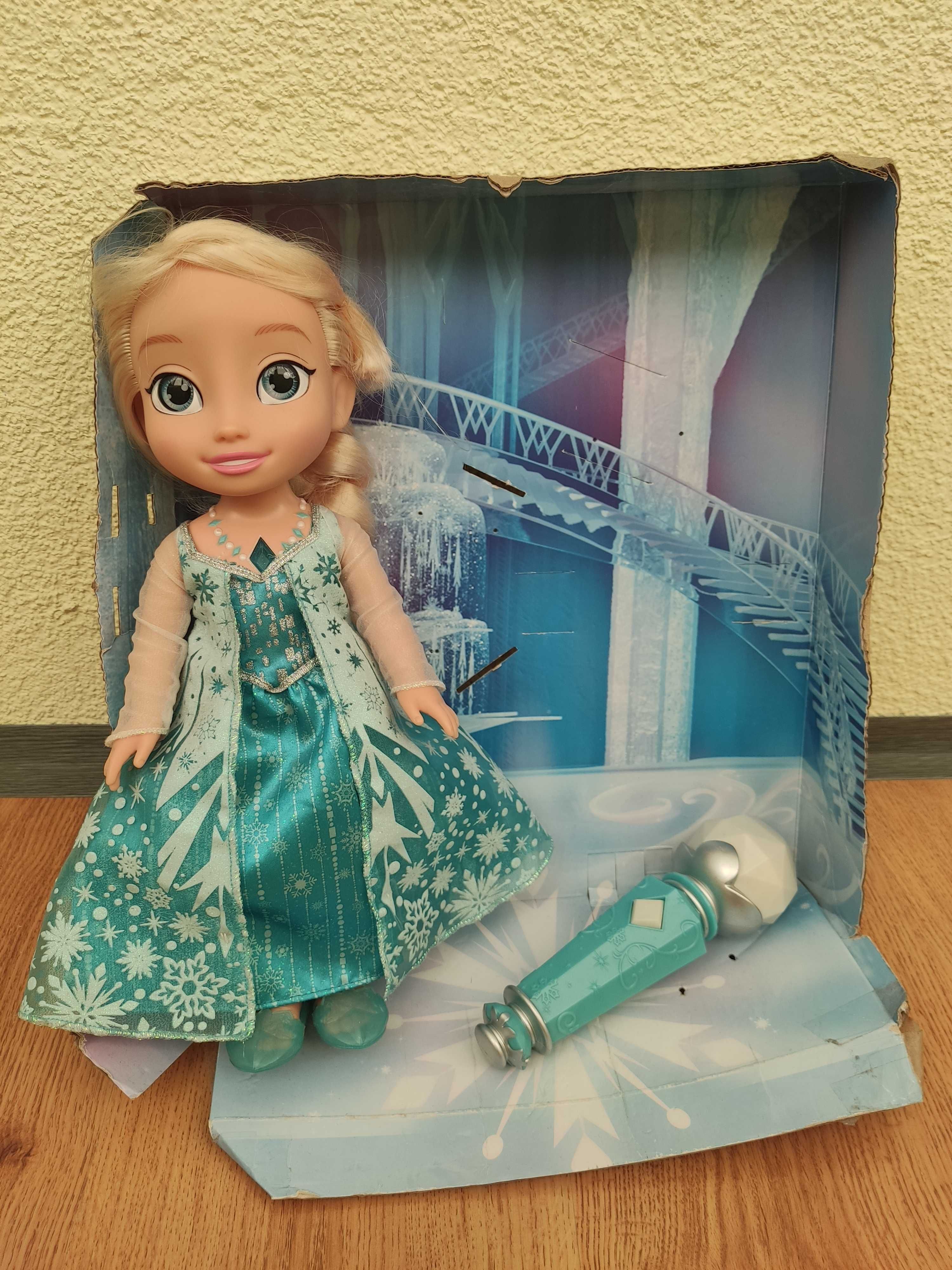 Interaktywna śpiewająca lalka Elsa z mikrofonem