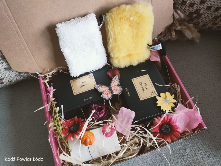 Pudło prezentowe Face glove cleaner mydełko Raypath