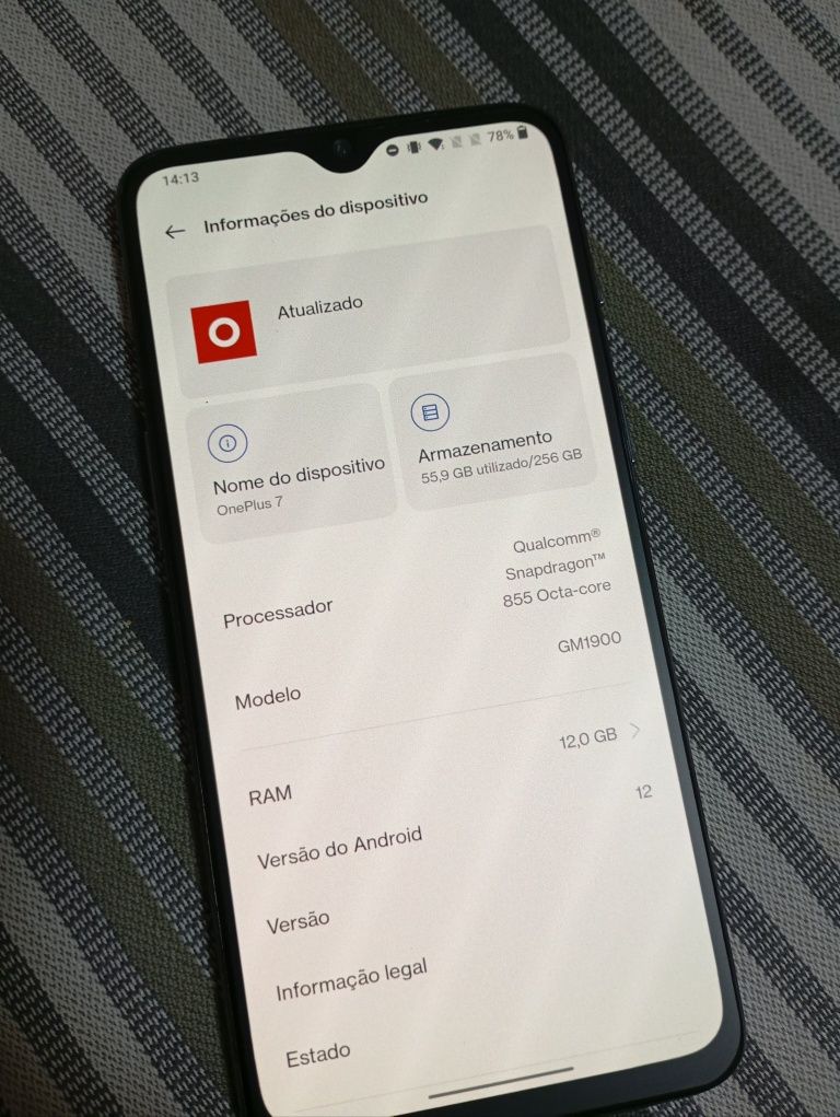 Oneplus 7 para troca