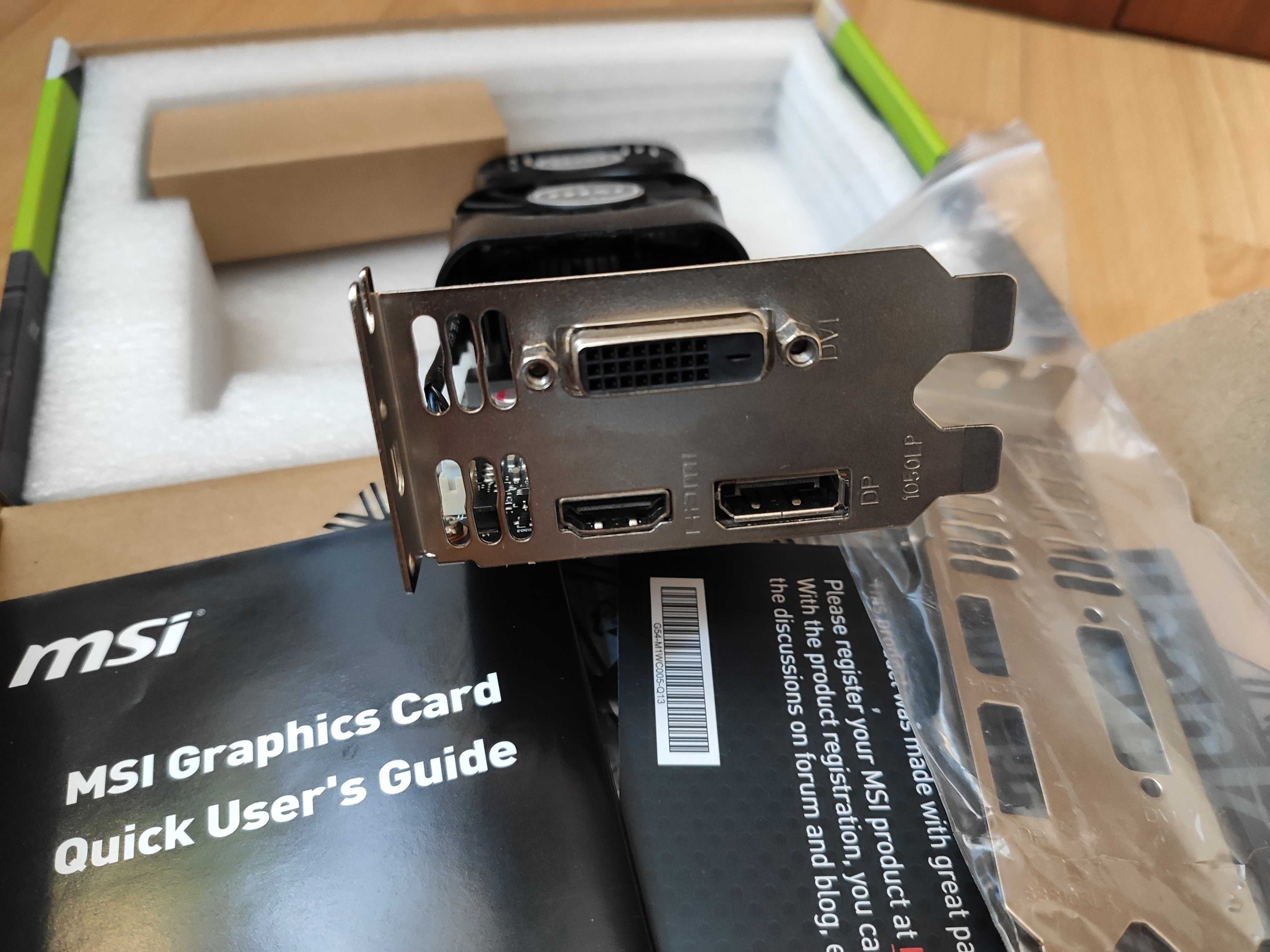 Karta graficzna MSI GeForce GTX 1050 Ti 4GB DDR5 Low profil