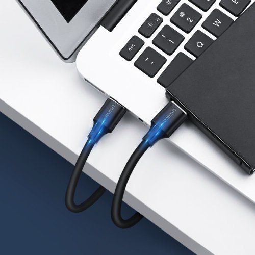 Ugreen kabel przewód USB 2.0 (męski) - USB 2.0 (męski) 1 m czarny