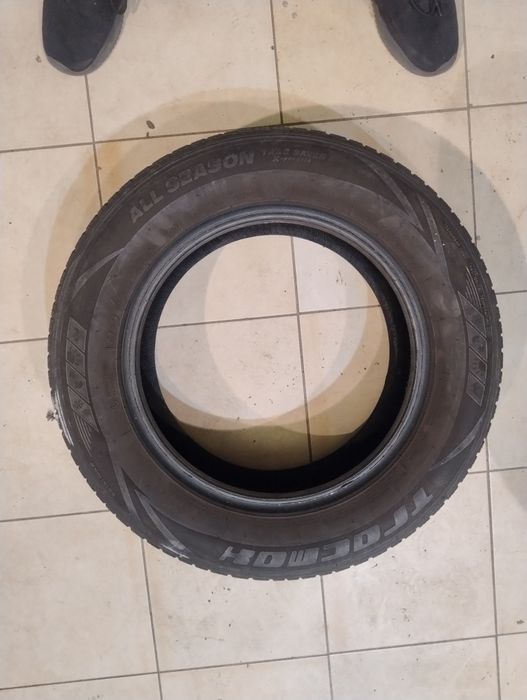 2 opony wielosezonowe Tracmax 195/65/15 para zima lato  6mm 21r