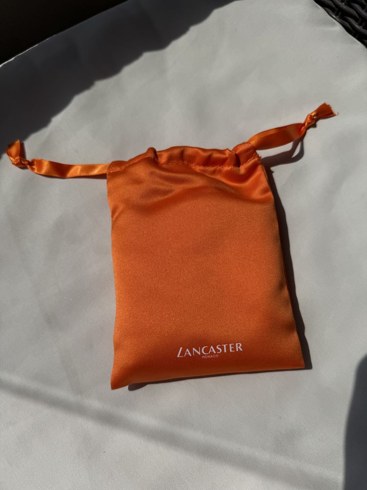 Lancaster nowa opaska na oczy do snu pomarańczowa