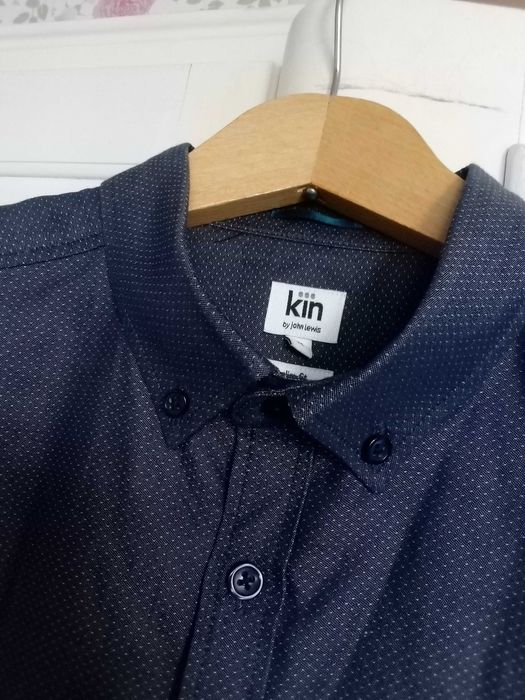 John Lewis bawełniana koszula męska M 48 długi rękaw oryginalna