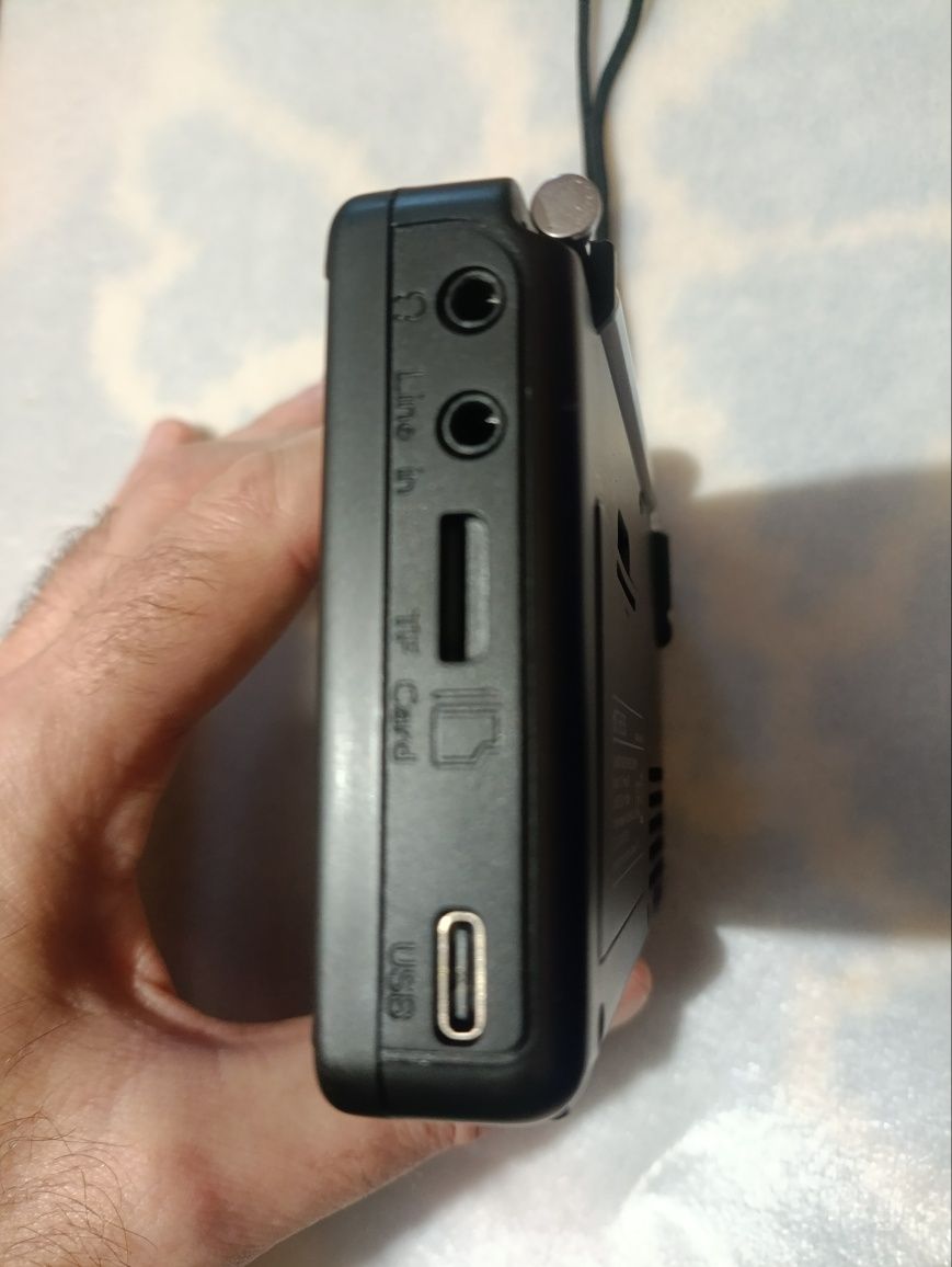 Лучший радиоприёмник - RETEKESS V-115 + Type-C/MP3-плеер/Диктофон