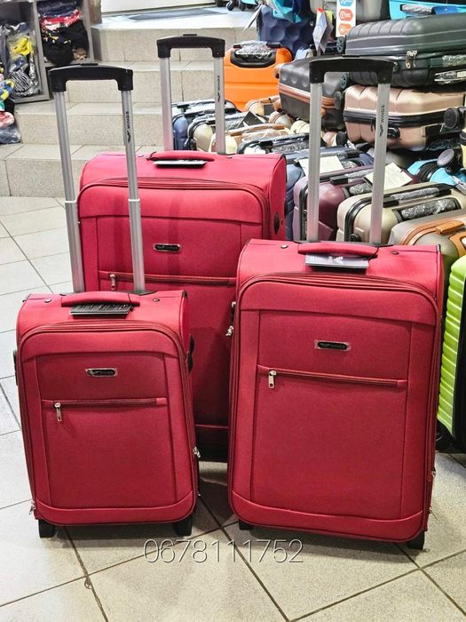 WINGS 1701 Польща на 2-х. кол валізи чемоданы ручна поклажа сумки