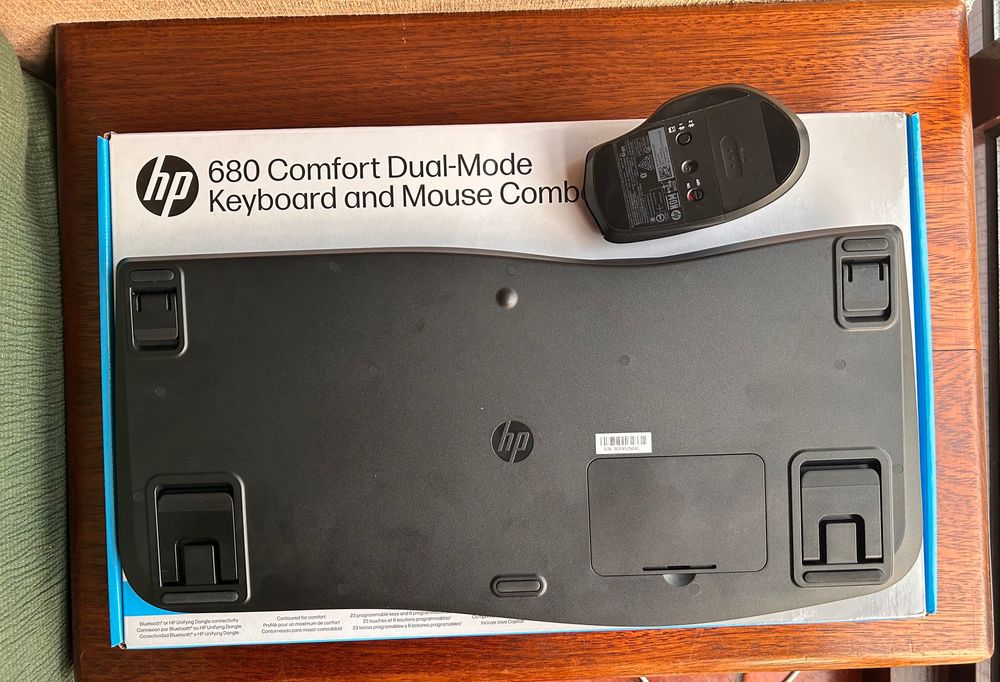 HP 680 Comfort WIFI-BT Teclado ISO PT + Rato - COMO NOVOS