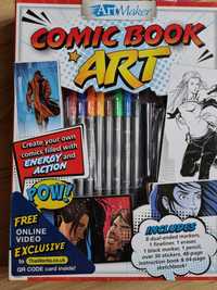 Zestaw artystyczny książka przybory do stworzenia komiks Art Book