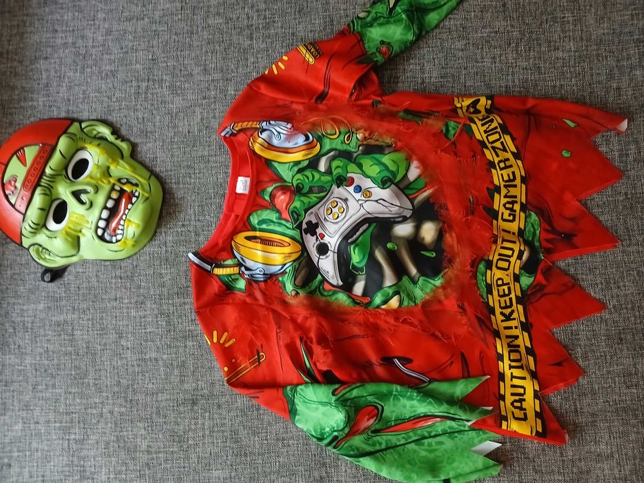 Костюм скелет геймер hallow scream 5-6 р. 110-116