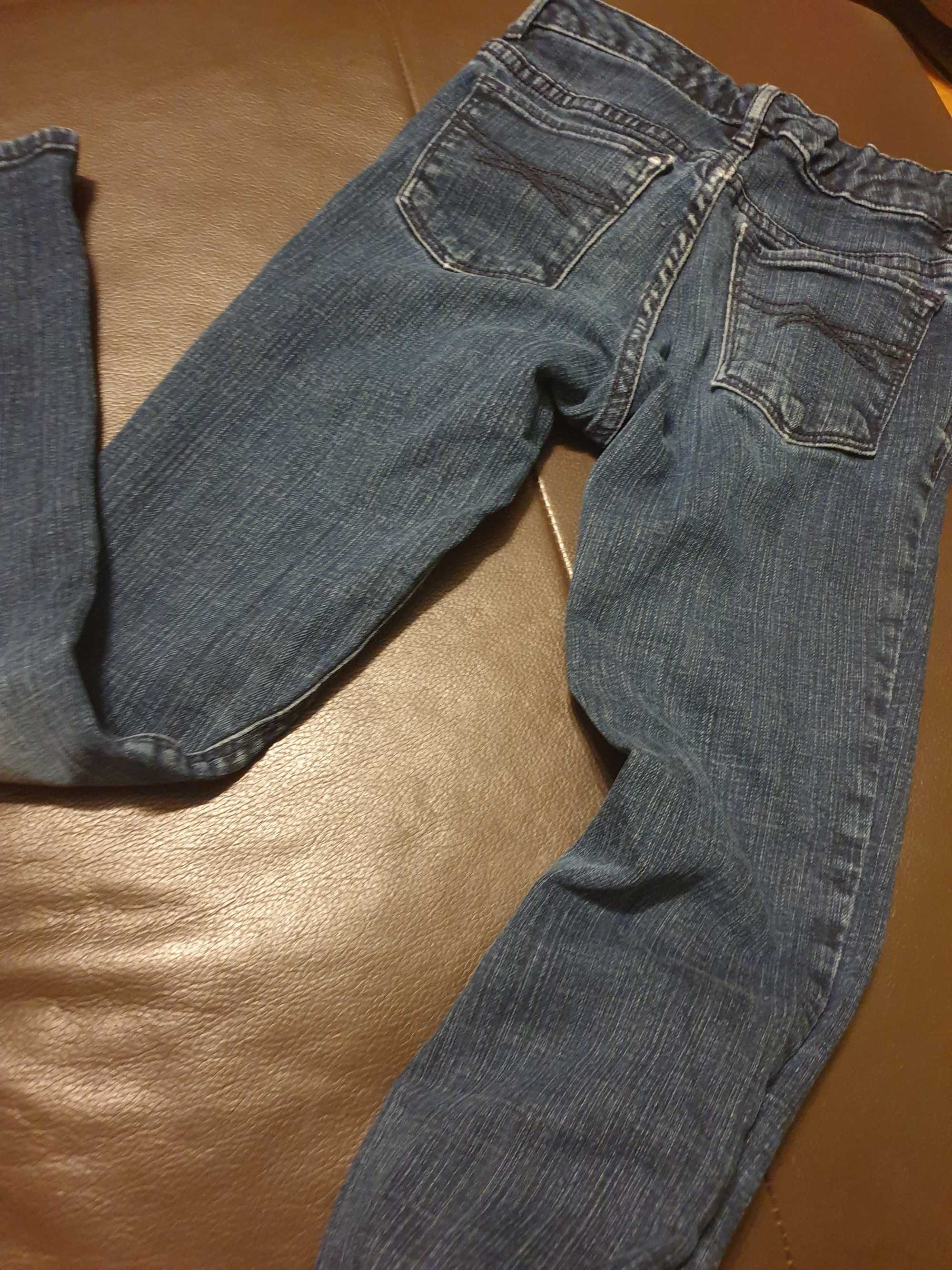 Jeansy spodnie dziewczęce