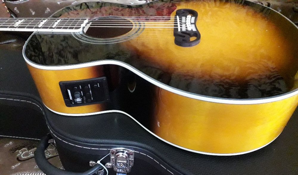 Классическая акустическая гитара китай Gibson j200