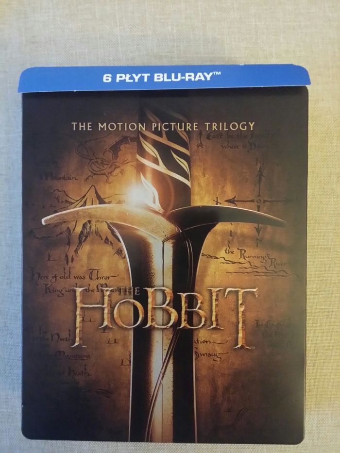 HOBBIT Trylogia steelbook 6x bluray 5.1 polski, 7.1 eng Nowe bez foli