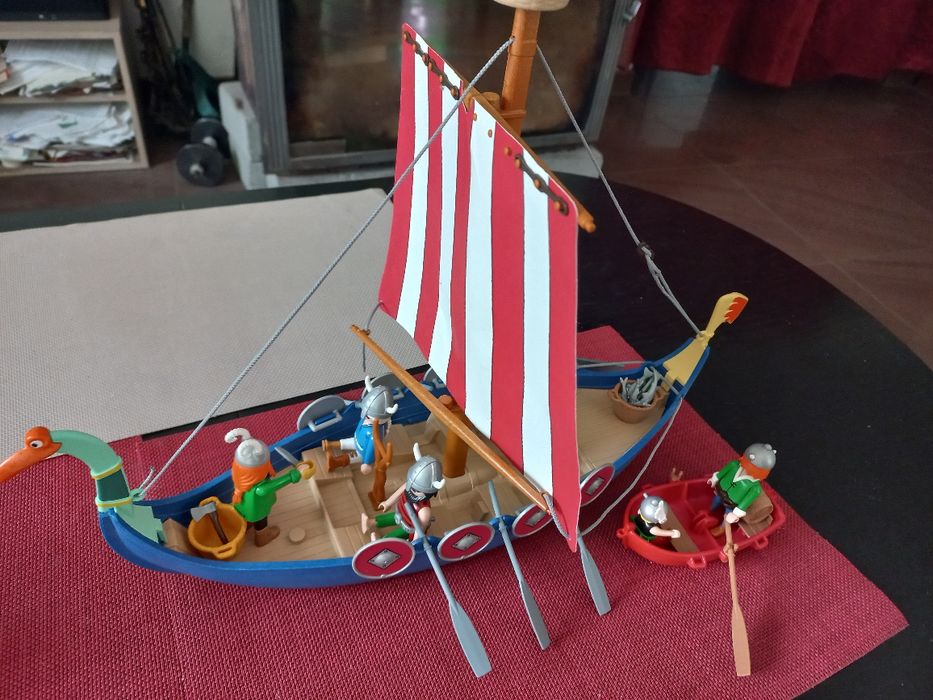 Playmobile łódź wikingów Asterix