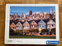 puzzle Clementoni 1000, domki San Francisco