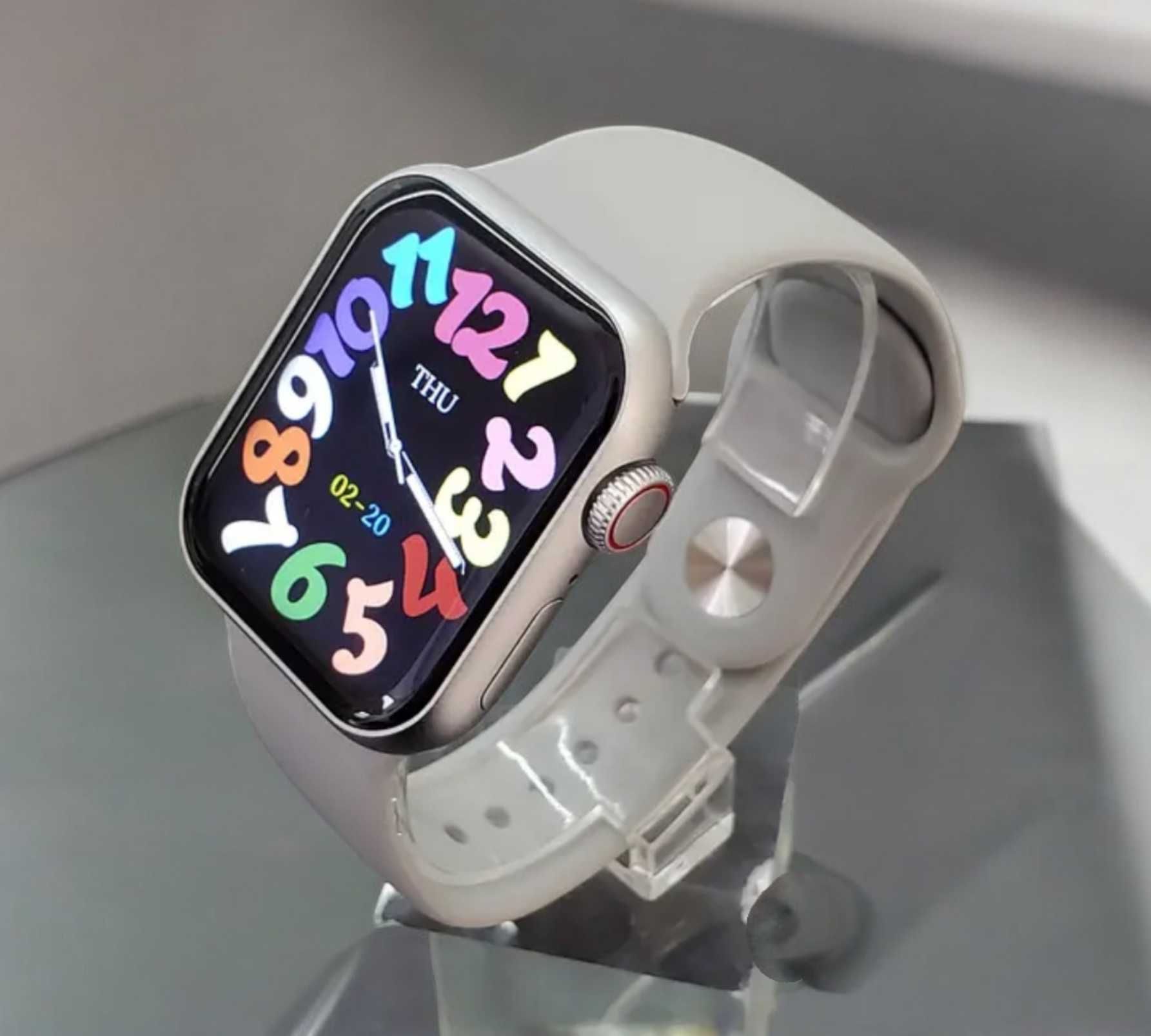 Смарт годинник GS10 Mini 41мм українська мова Silver