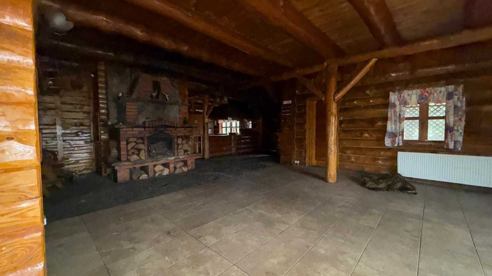 Dom z bali działka 5000m oraz staw Piotrków Trybunalski