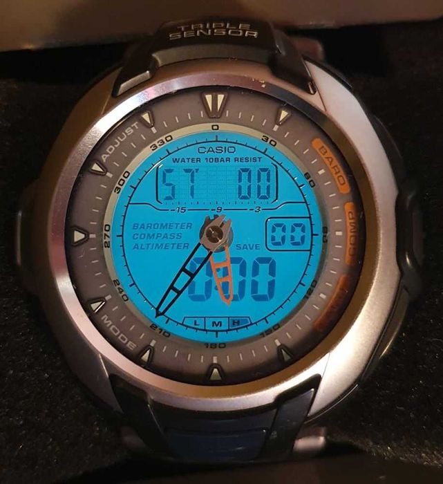 zegarek Casio PRG-60 ProTrek solar barometr termometr kompas