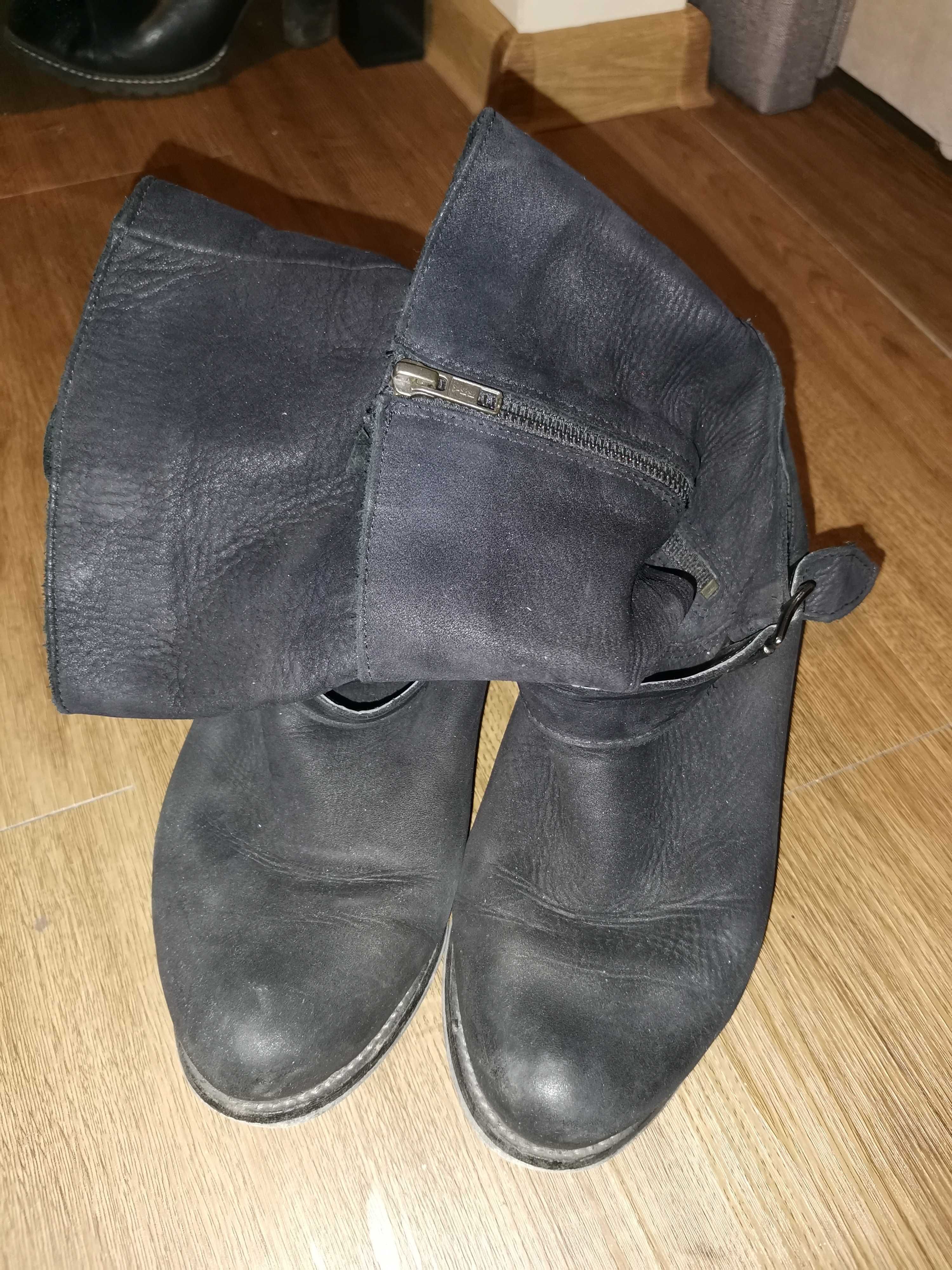 Buty damskie na słupku zimowe 39