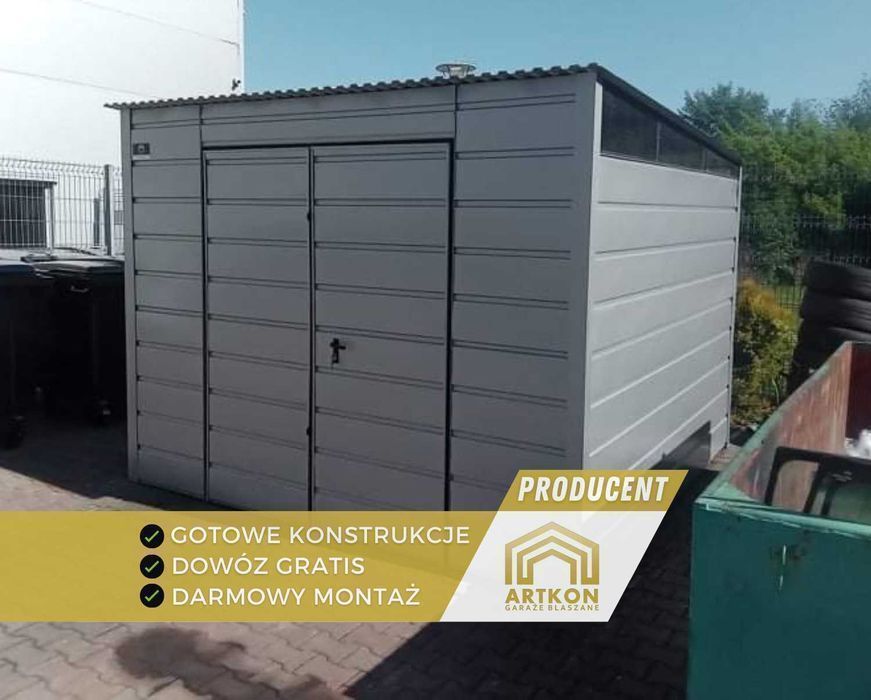 Zabudowa koszy na śmieci | Wiata | Altana śmietnikowa | Jesienna PROMO