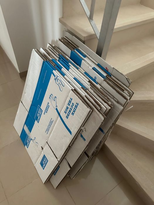 15 caixas pra mudanças