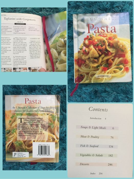 Książka kucharska po angielsku „Cookshelf Pasta” – Tom Bridge