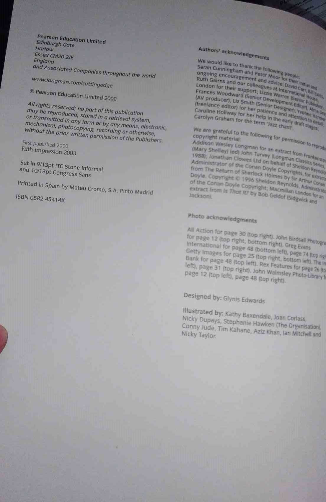 Podręcznik ćwiczenia słownik Cutting Edge Intermediate angielski