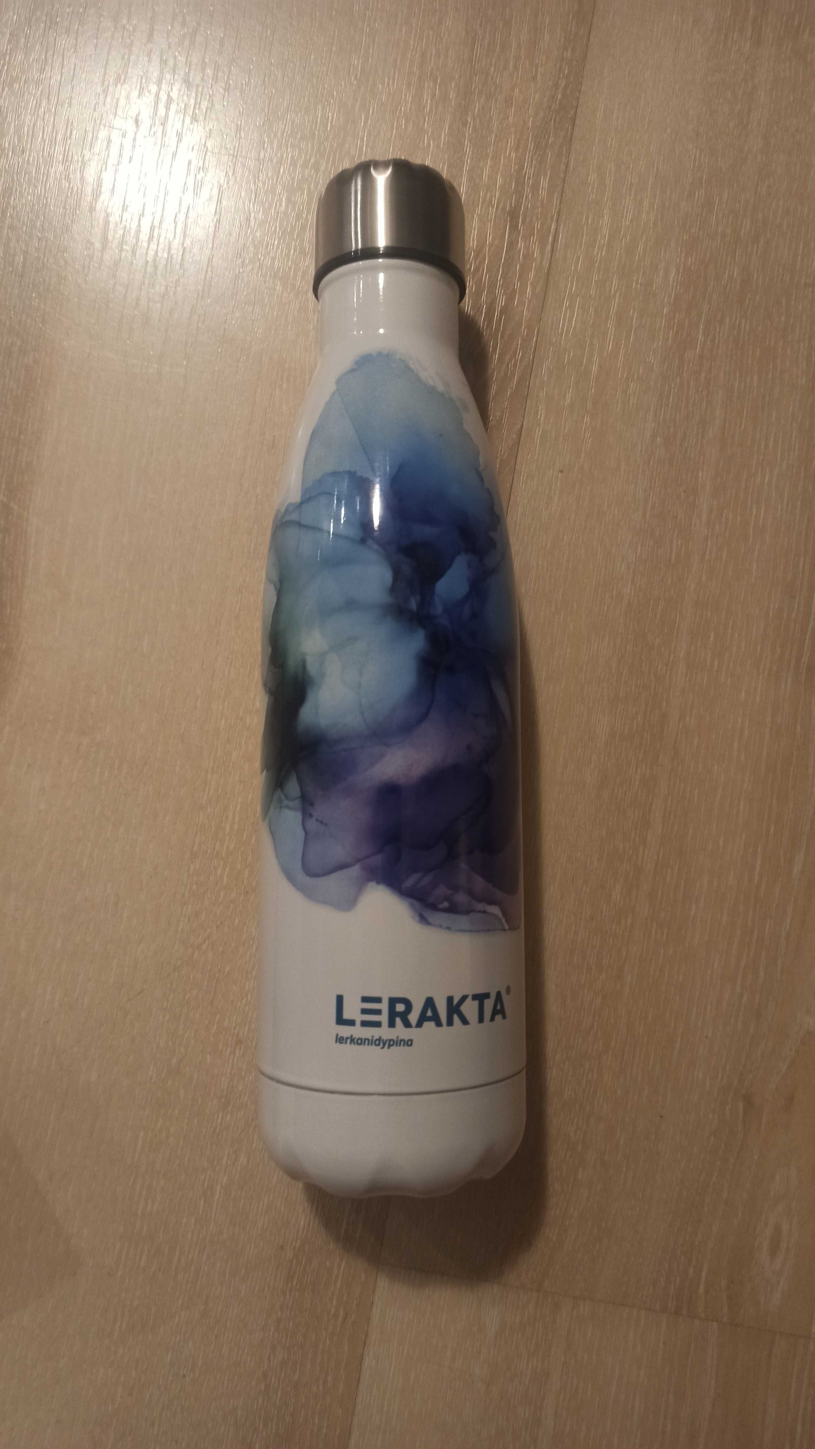 Metalowa butelka termiczna, biała 500ml