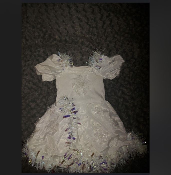 Плаття сніжинки для діачинки