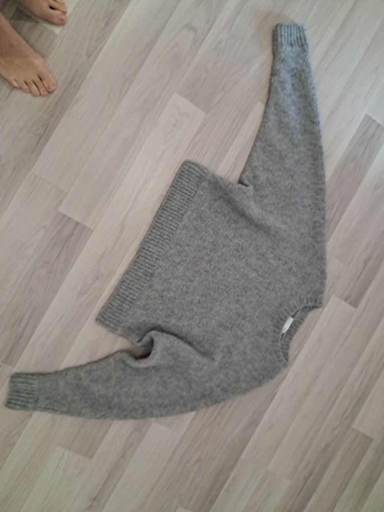Sweter nietoperz gruby