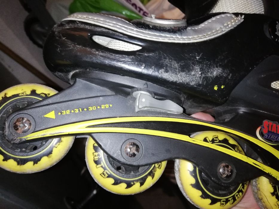 Patins em linha.
