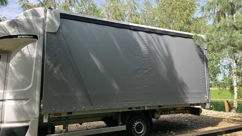 Skrzynia ładunkowa Carpol 480x220x235 – stan bdb! Firanka plandeka