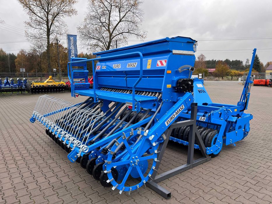 Siewnik Zbożowy Agregat Zestaw Uprawowo-Siewny EURO-MASZ 3m talerzowy