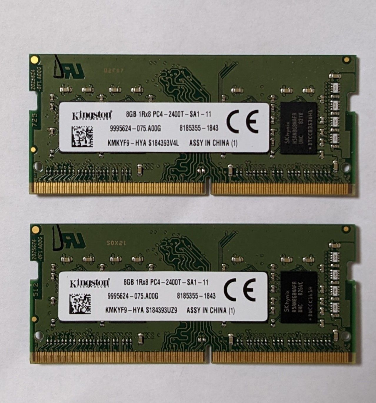 Пам'ять для ноутбука 16gb DDR4-2400 Kingston 8х2