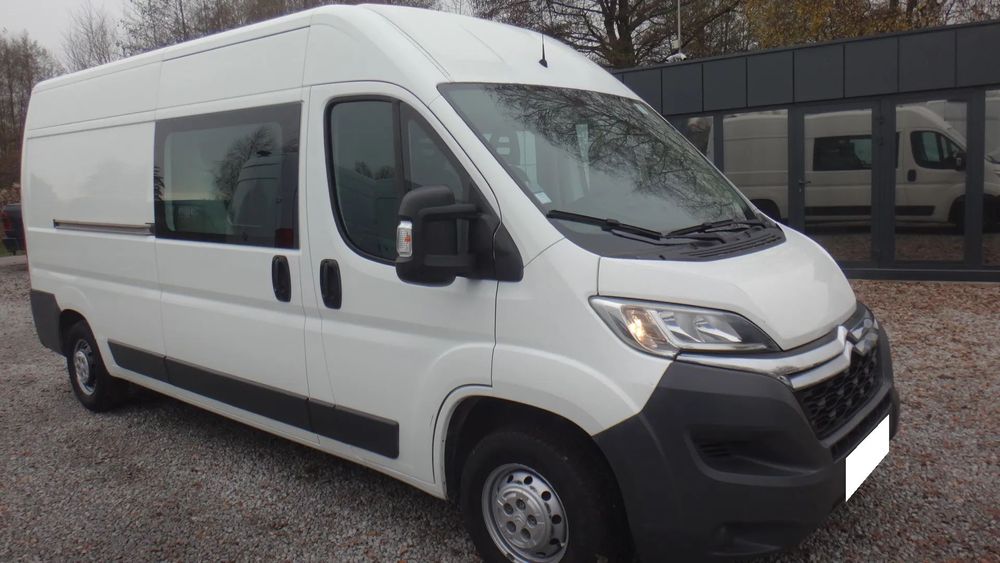 Citroën Jumper  JUMPER L3H2 MAX 2016 brygadówka doka dubel kabina 7-os klima 150KM