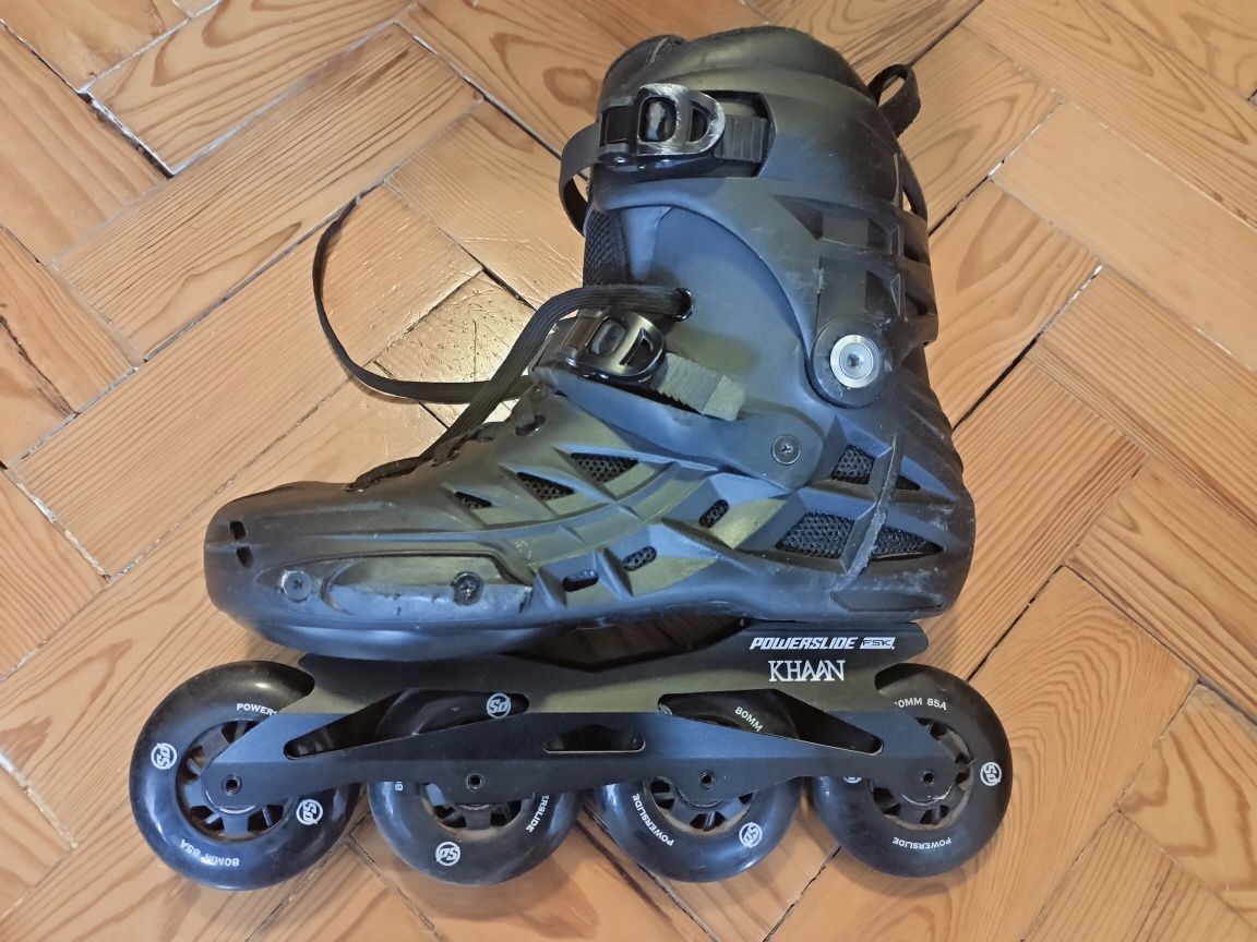 Patins Powerslide Khan Tam. 41 praticamente novo