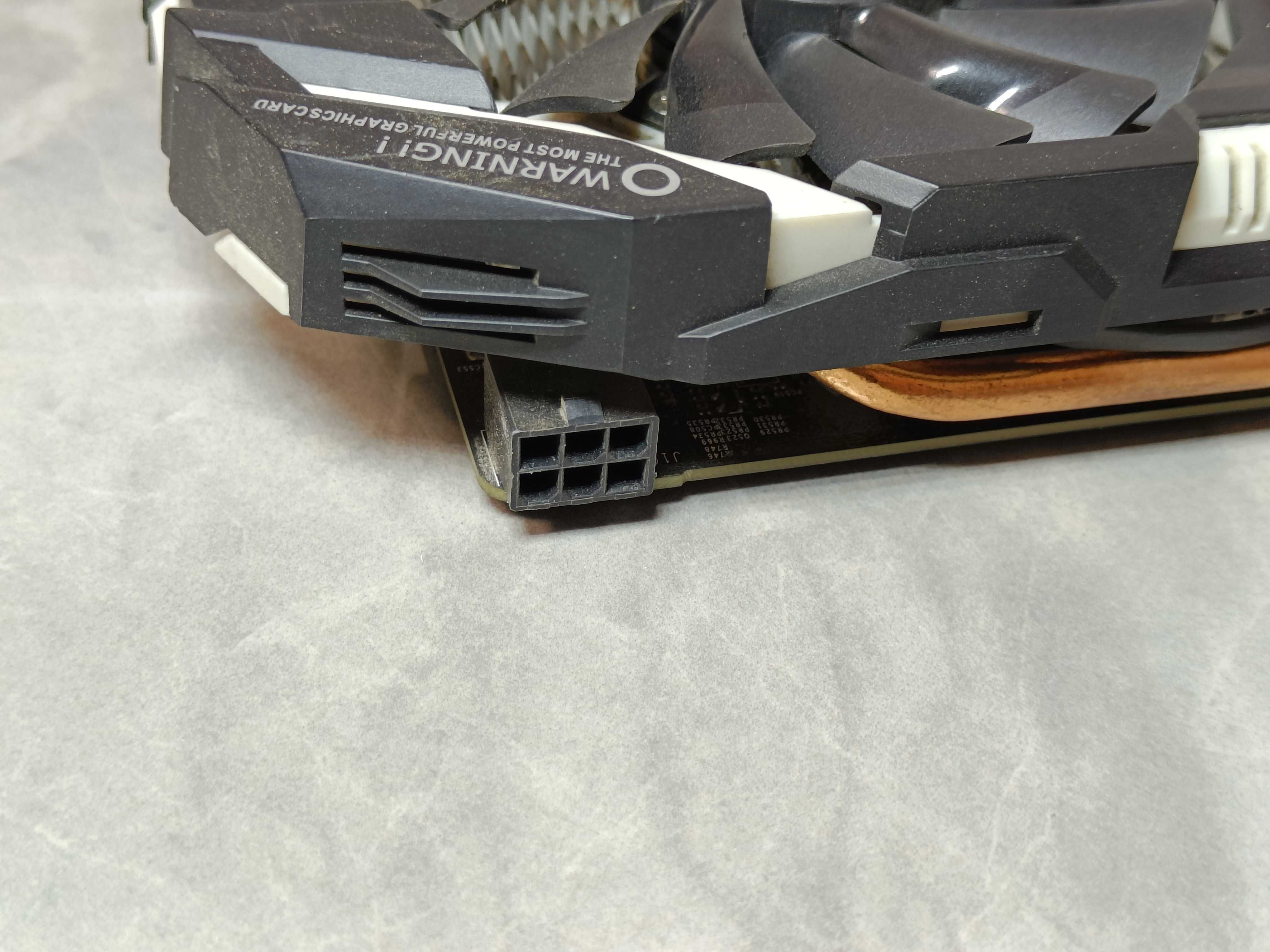 Відеокарта MSI GTX1060 6GB у ВІДМІННОМУ робочому стані ПЛОМБА ЗАВОД